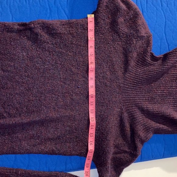 Purple junior large stretched turtle neck sweater Buy Two Items Free - Picture 3 of 7